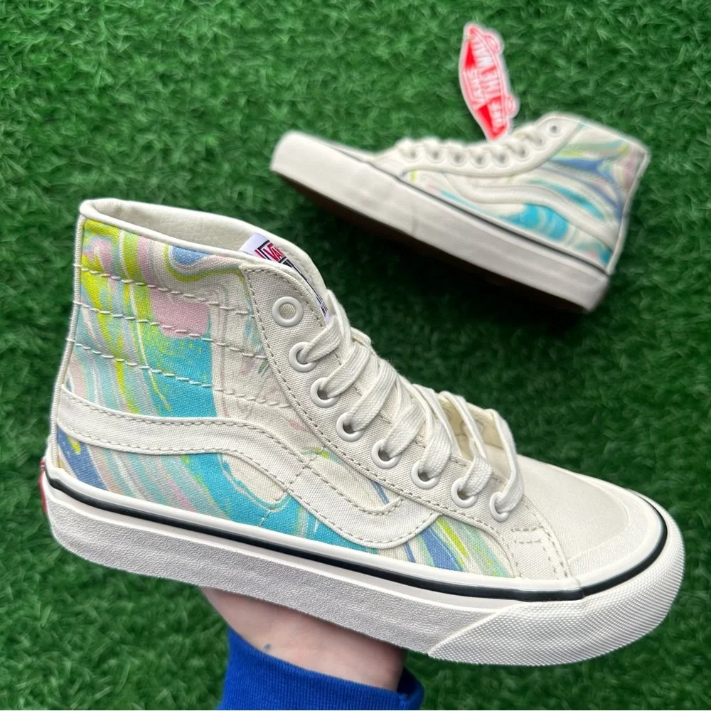 Vans Sk8 Hi 138 Decon Resin Swirl Marshmallow - Picture 3 of 10